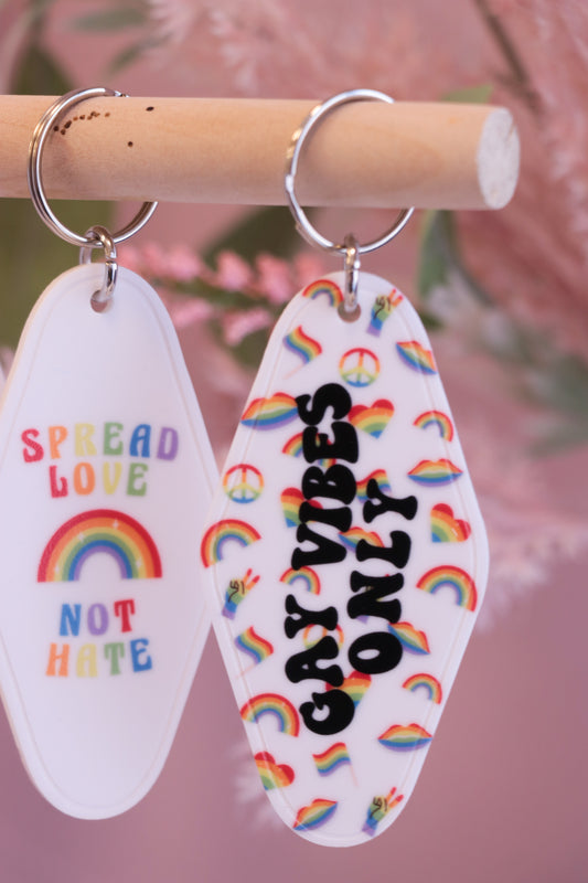 Gay Vibes Only - Pride Keychain Collection